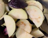 甘辛！砂肝と夏野菜の炒め物作り方1写真