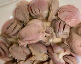 甘辛！砂肝と夏野菜の炒め物作り方5写真