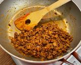 クリスマスに★彩りタコライスのカップご飯作り方4写真