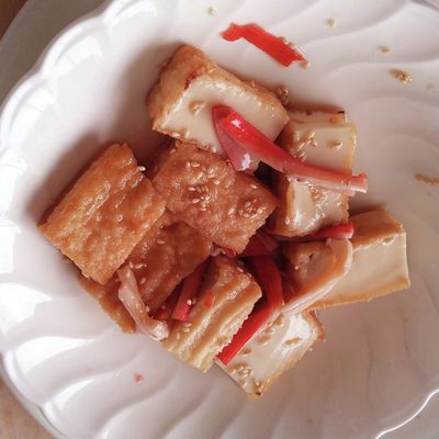 レンジ☆甘辛豆腐☆厚揚げ煮☆お弁当☆朝食 by マダム・フィーカ