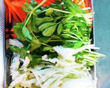 野菜の豚肉巻き作り方1写真