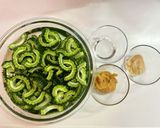 夏の恵み☆ゴーヤの冷やしみそ和え作り方2写真
