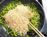 種ごと大量ピーマンのおかか炒め作り方4写真