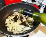 バジルソースからのカプレーゼからのパスタ作り方8写真