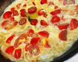 バジルソースからのカプレーゼからのパスタ作り方10写真