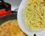 バジルソースからのカプレーゼからのパスタ作り方11写真