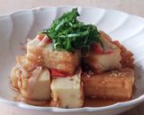 レンジ★甘辛豆腐★厚揚げ煮★お弁当★朝食作り方3写真
