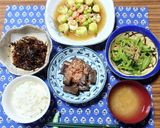 ヨウサマの減塩『農家の食事』茄子あんかけ作り方5写真