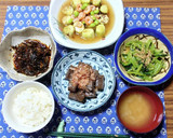 ヨウサマの減塩『農家の食事』茄子あんかけ作り方5写真