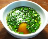 さつま芋と生ニラのお味噌汁作り方6写真