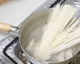 茹でレタスとささみのピリ辛ダレそうめん作り方4写真