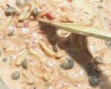 蟹のトマトクリームパスタ グルテンフリー作り方6写真