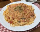 グルテンフリーのペペロンチーノ米粉パスタ作り方16写真