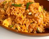 余った市販焼きそばでキムチそば飯作り方3写真