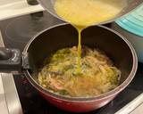 ギリシャ料理　豚肉とセロリのアブゴレモノ作り方13写真