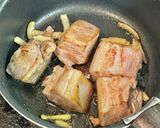 豚バラ肉ブロックと大根の梅干し煮作り方5写真