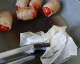 旨味の相乗効果！トマトの豚巻き照り焼き作り方5写真