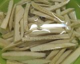 青バナナとベーコンのバター醤油炒め作り方5写真