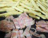 青バナナとベーコンのバター醤油炒め作り方7写真