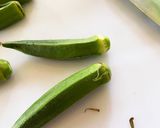 【夏の朝に】オクラの梅ペースト和え作り方1写真