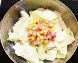 キャベツとツナコーン缶のかんたん味噌汁作り方2写真