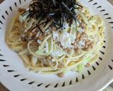納豆としらすの簡単絶品パスタ作り方6写真