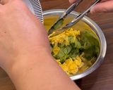 きゅうりと炒り卵の酢の物作り方7写真