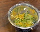 きゅうりと炒り卵の酢の物作り方8写真