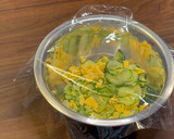 きゅうりと炒り卵の酢の物作り方8写真