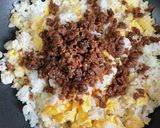 簡単！牛タンしぐれとパクチーの炒飯♫作り方7写真