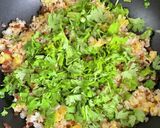 簡単！牛タンしぐれとパクチーの炒飯♫作り方8写真