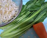 小松菜ナムル~ミキサー食の方にも~作り方1写真