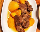 超簡単！お肉のマーマレード煮込み作り方8写真