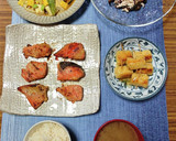 ヨウサマの減塩『農家の食事』鮭西京焼き作り方5写真