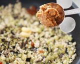 余った【そうめん】で作る豆乳担々麺作り方8写真