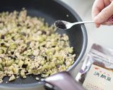 余った【そうめん】で作る豆乳担々麺作り方5写真