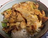 親が肉ではなく皮の親子丼作り方5写真