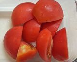 *トマトとオクラのめんつゆ浸し作り方2写真