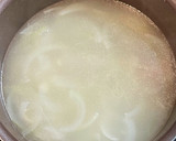＊とろとろ玉ねぎとベーコンのスープ作り方4写真