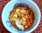 豚ニラもやしの赤味噌鍋作り方12写真
