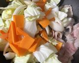生キクラゲ入り！豚バラ肉の中華野菜炒め作り方4写真