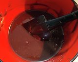 チョコレアチーズケーキ作り方3写真
