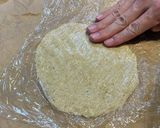 オートミールでピッツァ風ラップサンド作り方6写真