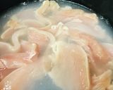 放置系雑炊●鶏肉の海苔雑炊作り方1写真