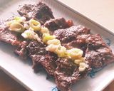 牛肉ステーキ風ねぎ塩レモンダレ★作り方5写真