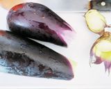 とろとろ茄子の甘辛作り方1写真