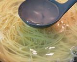 簡単☆明太子と乾燥バジルのパスタ作り方2写真