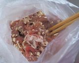 豚こまで作るうまうまチーズ肉団子作り方2写真