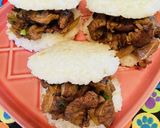 牛カルビのお米サンド●炙りライスバーガー作り方16写真