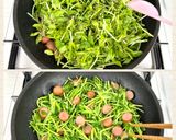 味付け２つ★豆苗とウインナーの中華卵炒め作り方4写真